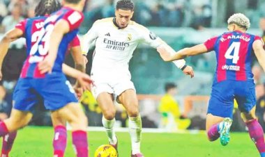 बेलिंगहैम की स्ट्राइक से रियल ने बार्सिलोना पर वापसी की जीत हासिल की