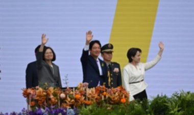 लाई चिंग ते ने ली ताइवान के नये राष्ट्रपति के रूप में शपथ