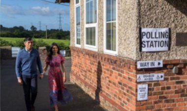 ब्रिटेन में आम चुनाव के लिए 40,000 केंद्रों पर मतदान जारी, पीएम ऋषि सुनक ने डाला वोट