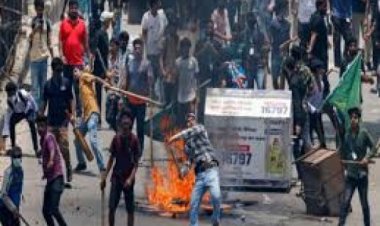 बांग्लादेश में छात्रों के प्रदर्शन के दौरान फिर हुई हिंसा