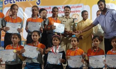 सरस्वती शिशु मंदिर कालापीपल के खिलाड़ी खों-खों में प्रांत विजेता:मंदसौर को हरा कर पहला स्थान हासिल किया