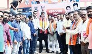 गांव-गांव तक पहुंचेगा भाजपा सदस्यता रथ, प्रदेशाध्यक्ष ने भाजपा ध्वज दिखा किया रवाना