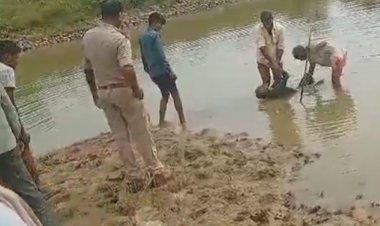 तालाब में मिला 70 वर्षीय बुजुर्ग का शव:एक दिन पहले परिजनों ने दर्ज कराई थी गुमशुदगी की शिकायत, जांच में जुटी पुलिस