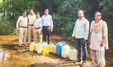 270 लीटर हाथ भट्ठी शराब जब्त