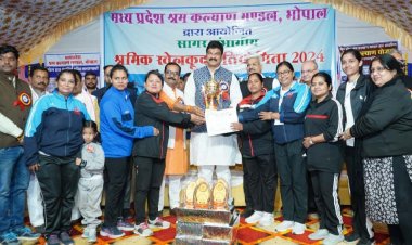 खिलाड़ी में मौजूद प्रतिभा को निखारते रहना चाहिए: खाद्य मंत्री राजपूत