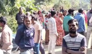 जबलपुर के घंसौर में घर में घुसकर महिला की हत्या:तीन बदमाशों ने किए धारदार हथियार से सात वार, सरपंच पर जमीन विवाद में मर्डर कराने का आरोप