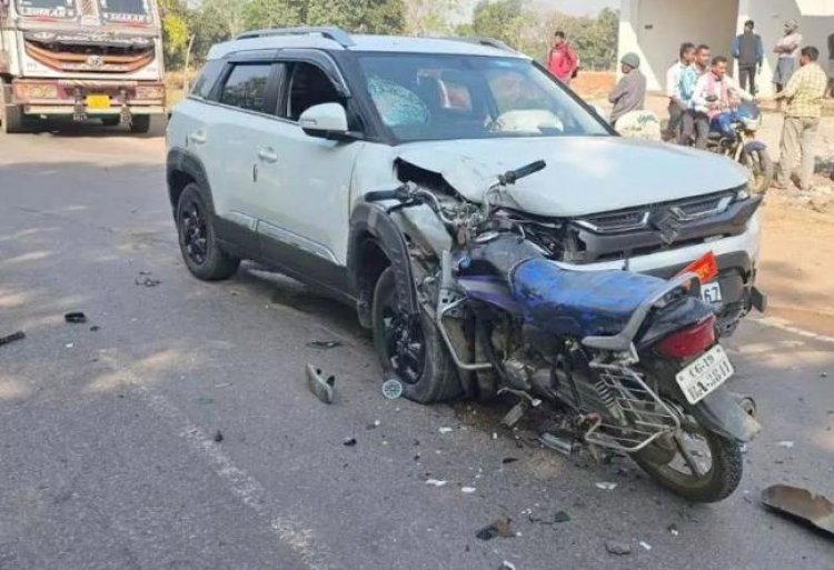 डिप्टी कलेक्टर की गाड़ी की ठोकर, युवक की मौत