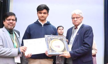 भोपाल के छात्र ने रचा इतिहास:राष्ट्रीय मौसम विज्ञान ओलंपियाड में आईईएस स्कूल के स्वास्तिक तिवारी ने जीता पहला स्थान