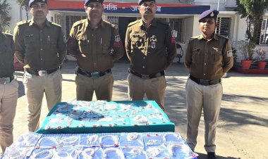 अनूपपुर: चोरी गए 3 लाख के जेवरात बरामद:सोनार दंपती समेत 3 गिरफ्तार; पुलिस ने छह महीने बाद पकड़े आरोपी