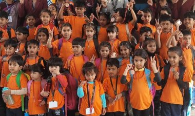 सिका निपानिया बालवाटिका के बच्चों ने जीते 32 पदक:इंदौर के चोइथराम स्कूल में आयोजित इंटर-स्कूल स्पोर्ट्स चैंपियनशिप में दिखाया दम