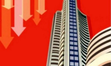 शेयर बाजार लाल निशान में हुआ बंद, सेंसेक्स 319 अंक फिसला