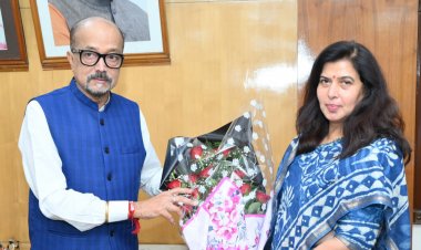 रायपुर : राज्यपालडेका से पूर्व सांसद सुश्री पाण्डेय ने की सौजन्य भेंट