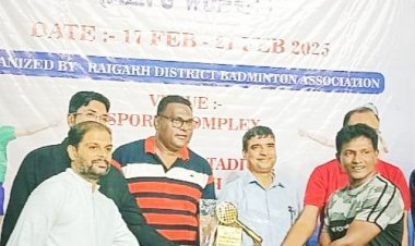 मास्टर बैडमिंटन चैम्पियनशिप :  डॉ. प्रकाश मूर्ति ने जीता खिताब