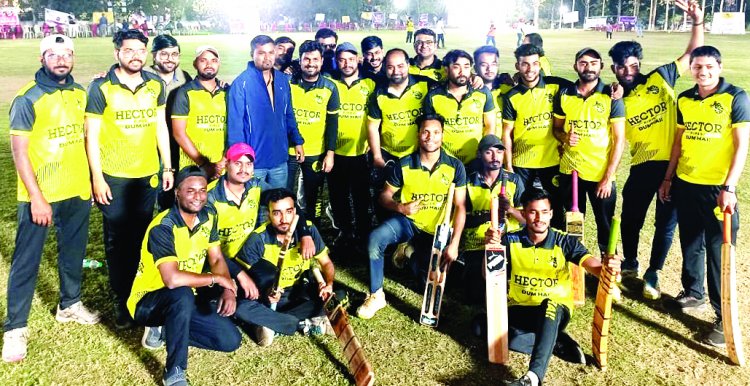 स्व. श्यामलाल गोयल मेमोरियल क्रिकेट स्पर्धा में दस प्रमुख बैंकों ने कड़ी प्रतिस्पर्धा दिखाई