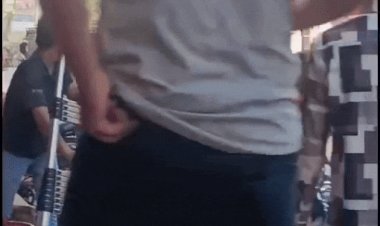 गुना में चाय की दुकान पर दो गुटों में मारपीट:लाठियों, लुहांगी से एक गुट पर किया हमला; VIDEO वायरल