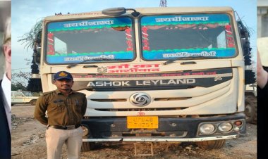 पुलिस चौकी बगदरा के द्वारा अवैध रेत तस्करो के विरूद्ध कार्यवाही