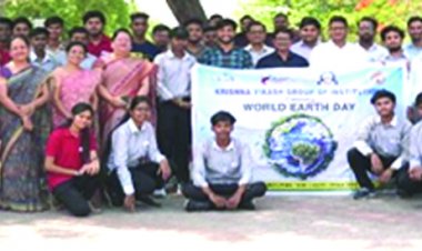 पृथ्वी दिवस पर केडीआरसीएसटी विद्यार्थियों-शिक्षकों ने पौधरोपण में जोर-शोर से भाग लिया