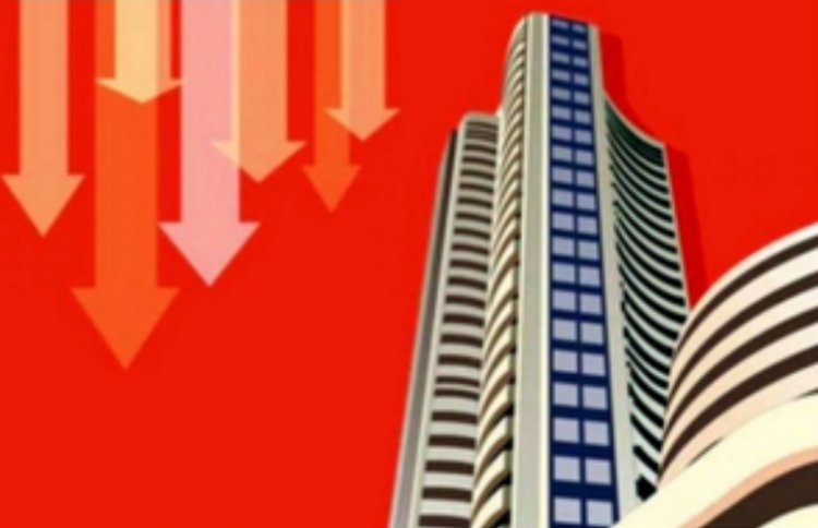 भारतीय शेयर बाजार हुआ धड़ाम, सेंसेक्स 930 अंक गिरा