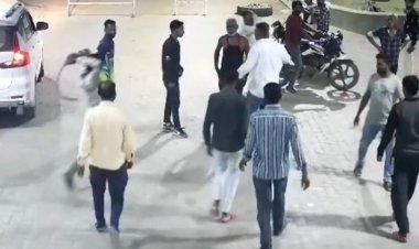 श्योपुर में पेट्रोल पंप संचालक को सिलेंडर से पीटा:एसपी से की शिकायत, फरियादी बोले- बदमाशों ने सोने की चेन भी लूटी