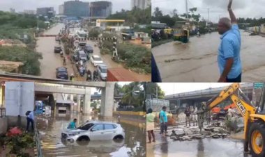 बेंगलुरु में बारिश से बाढ़ जैसे हालात, निचले इलाके हुए जलमग्न