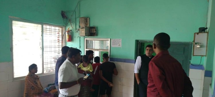 कटेकल्याण में अस्पताल का जायजा