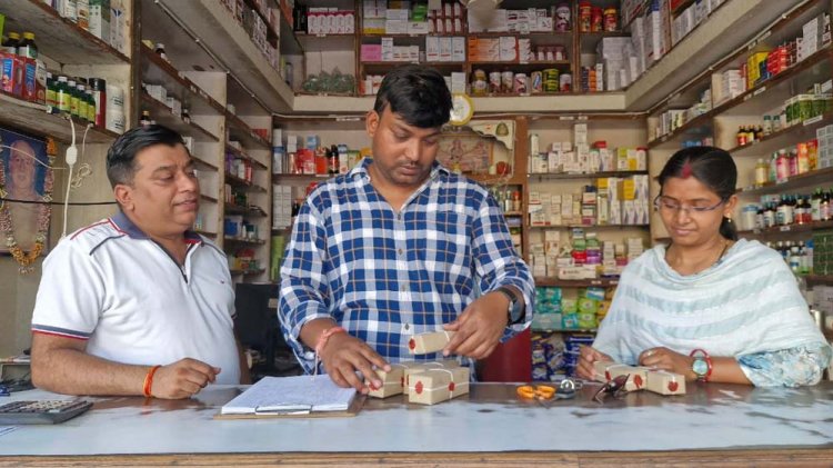 स्वास्थ्य मंत्री श्याम बिहारी जायसवाल के निर्देश पर नशीली दवाइयों की अवैध बिक्री पर खाद्य एवं औषधि विभाग की सख्त कार्रवाई