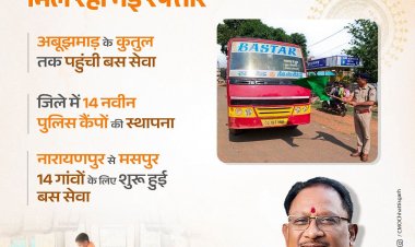 सुविधाओं से भरपूर, जिला नारायणपुर.