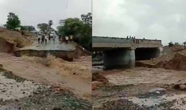 रुक-रुककर बारिश का सिलसिला जारी, झाबुआ नाला ऊफान पर आने से रेवदर मार्ग बंद