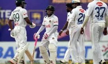 श्रीलंका ने बांग्लादेश के ख़िलाफ़ टेस्ट सिरीज़ 1-0 से जीती