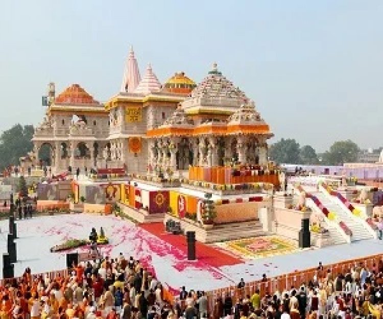 हे शुभारंभ हो शुभारंभ…मंत्रों के साथ हो रही राम दरबार की प्राण प्रतिष्ठा, सीएम योगी भी मौजूद