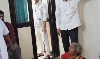 मैहर सिविल अस्पताल में नर्स से मारपीट:ओपीडी के रास्ते में मरीज को लिटाने को लेकर हुआ था विवाद, थाने में केस दर्ज