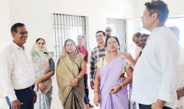 जनपद अध्यक्ष ने किया प्राथमिक स्वास्थ्य केंद्र का निरीक्षण