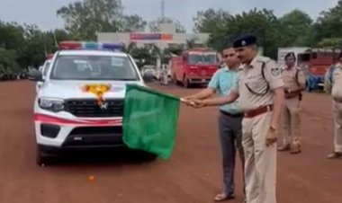 आगर मालवा में डायल-112 सेवा शुरू:पुलिस, एम्बुलेंस, फायर और महिला हेल्पलाइन की सेवाएं अब एक नंबर पर