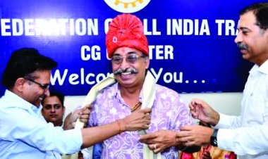 मिल एंड मशीनरी मर्चेंट एसो. अध्यक्ष का कैट ने किया सम्मान