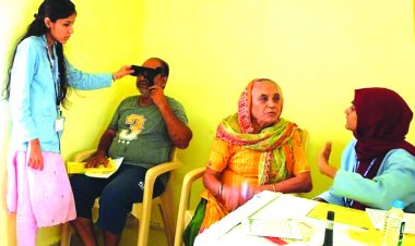 सिक्ख ऑफिसर्स वेलफेयर एसो. मुफ्त नेत्र शिविर में 70 को लाभ