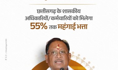 मुख्यमंत्री श्री विष्णु देव साय द्वारा छत्तीसगढ़ के शासकीय अधिकारियों-कर्मचारियों के हित में बड़ा फैसला.