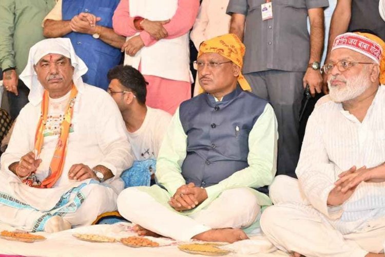 मुख्यमंत्री श्री विष्णु देव साय संत बाबा हरदास राम साहिब जी की बरसी महोत्सव में हुए शामिल