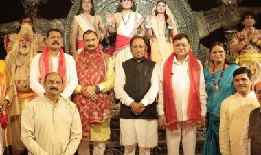 मुख्यमंत्री श्री विष्णु देव साय कोरबा में श्री राम कथा महोत्सव में हुए शामिल