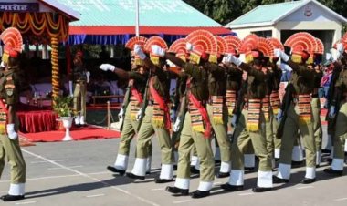 हजारीबाग में BSF जवानों की पासिंग आउट परेड, 345 जवानों ने ली शपथ