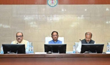 मुख्यमंत्री श्री विष्णु देव साय ने कलेक्टर्स कॉन्फ्रेंस में दिखाई सख्ती.