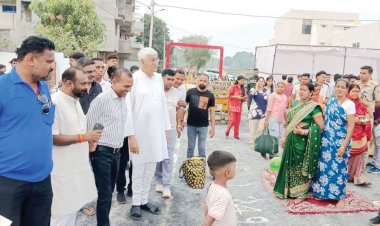 घाट बंधान के लिए छठ घाटों में उमड़े श्रद्धालु, हुआ खीर भोजन