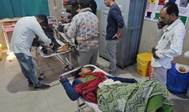 दो बाइकों की भिड़ंत, महिला सहित तीन घायल:शाजापुर अस्पताल में घायलों का इलाज जारी; गुलाना क्षेत्र के पास हादसा