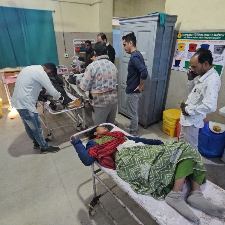 दो बाइकों की भिड़ंत, महिला सहित तीन घायल:शाजापुर अस्पताल में घायलों का इलाज जारी; गुलाना क्षेत्र के पास हादसा