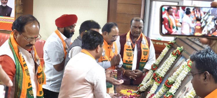 भाजपा रायपुर जिला का प्रशिक्षण कार्यशाला संपन्न .